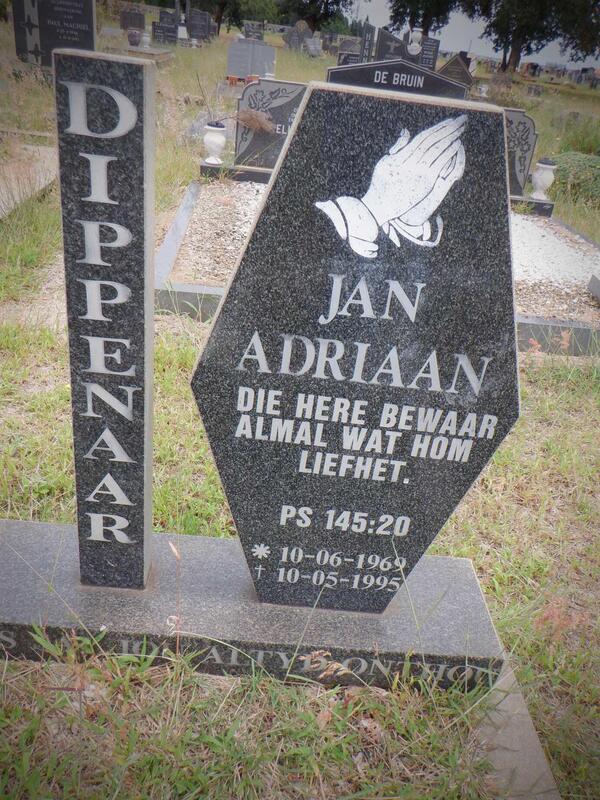 DIPPENAAR Jan Adriaan 1969-1995