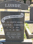 LUBBE Gezina Christa 1914-1987 :: LUBBE Karel Johannes 1931-1987