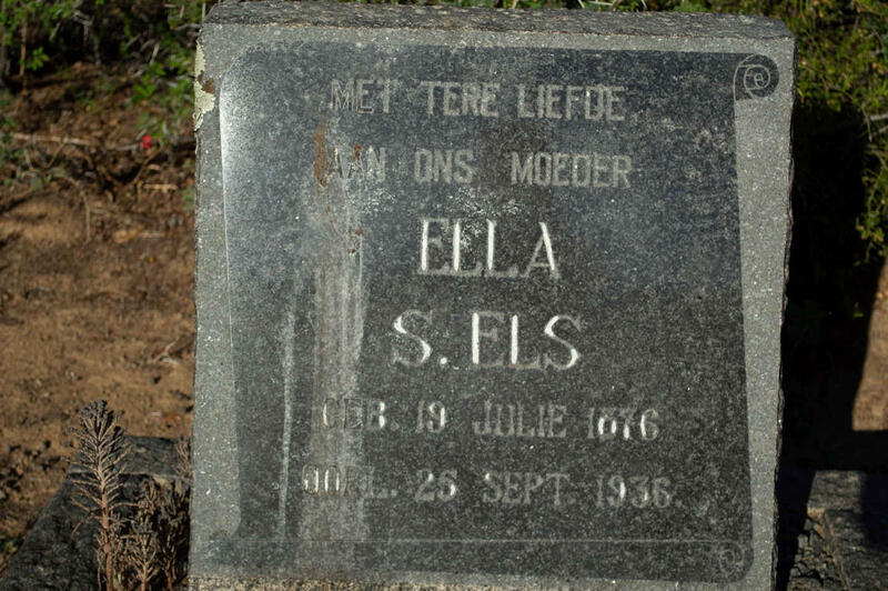 ELS Ella S. 1876-1936