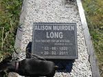 LONG Alison Muirden 1922-2011