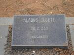 CLOETE Alfons  -1953