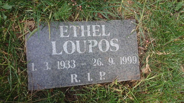 LOUPOS Ethel 1933-1999