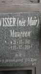VISSER Maureen nee MUIR 1945-2019