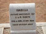 CLOETE Isabella 1950-1950