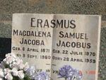 ERASMUS Samuel Jacobus 1870-1959 & Magdalena Jacoba 1871-1960