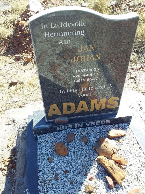 ADAMS Jan Johan 1987-2019