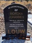 LOUW Moroka Johannes 1951-2015