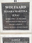 WOLFAARD Susara Martina 1930-2015