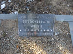 WELSH Petronella A.H. 1952-1974