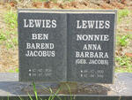 LEWIES Barend Jacobus 1920-1992 & Anna Barbara JACOBS 1929-1996