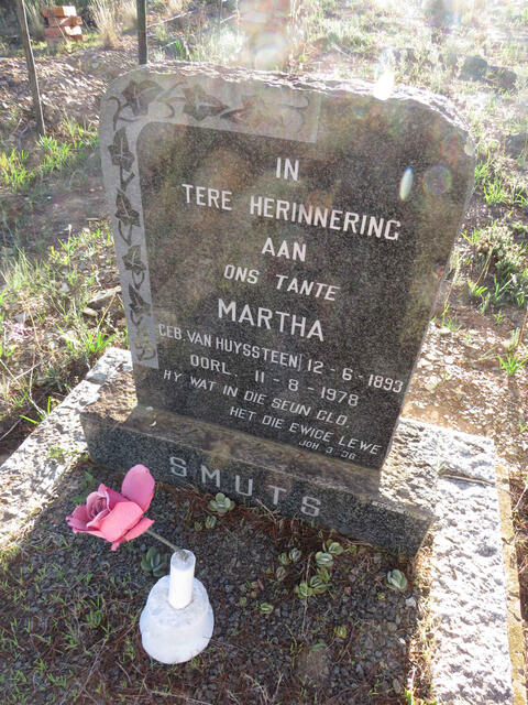SMUTS Martha nee VAN HUYSSTEEN 1893-1978