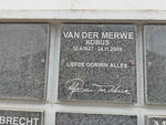 MERWE Kobus, van der 1927-2009