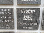 LAMBRECHTS Philip George 1929-1998