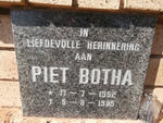 BOTHA Piet 1952-1995
