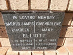 ELLIOTT Harold James Charles 1922-1996 & Gwendolene Mary 1922-2004