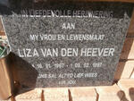 HEEVER Liza, van den 1967-1997