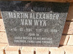 WYK Martin Alexander, van 1961-1998