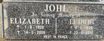 JOHL Ludwig 1926-2017 & Elizabeth 1929-2009