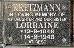 KRETZMANN Lorraine 1948-1948