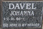 DAVEL Johanna 1941-