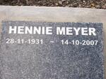 MEYER Hennie 1931-2007