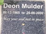 MULDER Deon 1965-2006