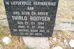 BOOYSEN Thirlo 1964-1998