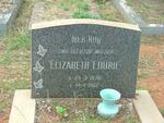 FOURIE Elizabeth 1870-1962