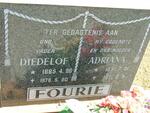 FOURIE Diedelof 1885-1978 & Adriana 1891-1971
