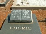 FOURIE Louis J. 1905-1992 & Kitty 1909-2006