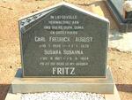 FRITZ Carl Frederick August 1909-1978 & Susara Susanna 1907-1984