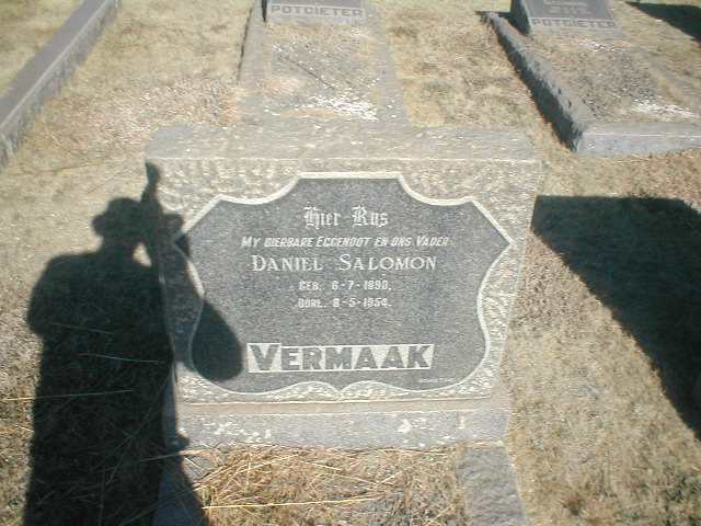 VERMAAK Daniël Salomon 1890-1954