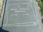 WHITEMAN Philip Rudolph 1929-1998