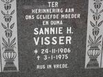 VISSER Sannie H. 1906-1975