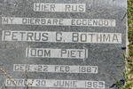 BOTHMA Petrus G. 1887-1969