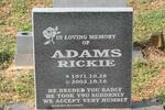 ADAMS Rickie 1971-2003
