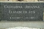 UYS Catharina Johanna Elizabeth 1927-1937