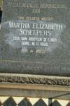 SCHEEPERS Martha Elizabeth nee VAN ROOYEN 1871-1968