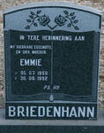 BRIEDENHANN Emmie 1958-1992