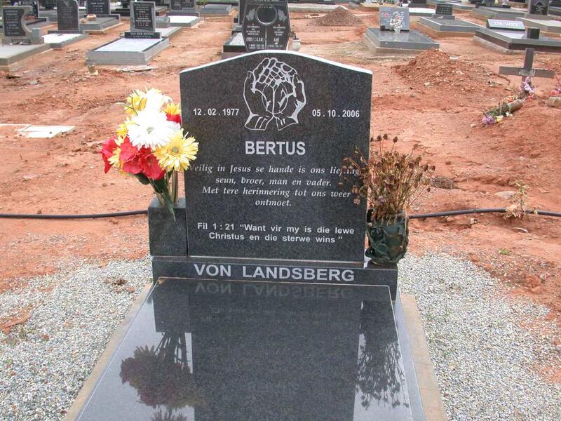 LANDSBERG Bertus, von 1977-2006