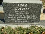 WYK Adam, van 1937-2001
