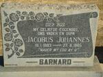 BARNARD Jacobus Johannes 1883-1965