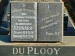 PLOOY Leonard, du 1920-1988