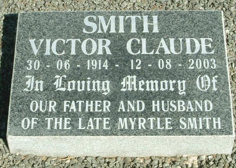 SMITH Victor Claude 1914-2003