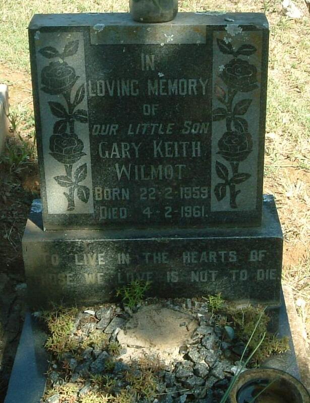 WILMOT Gary Keith 1959-1961