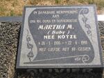 OLIVIER Martha M. nee KOTZE 1906-1998