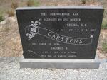 CARSTENS Jacobus E. 1913-1995 & Cecilia G.E 1911-1987