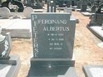 PIETERSE Ferdinand Albertus 1939-1988
