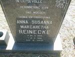 REINECKE Anna Susanna Margaretha 1905-1988