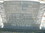 HEYNEKE Johannes Jochimus 1931-1989 & Henrietta Aletta 1932-